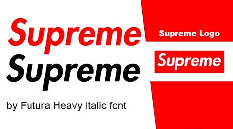 supreme font meaning